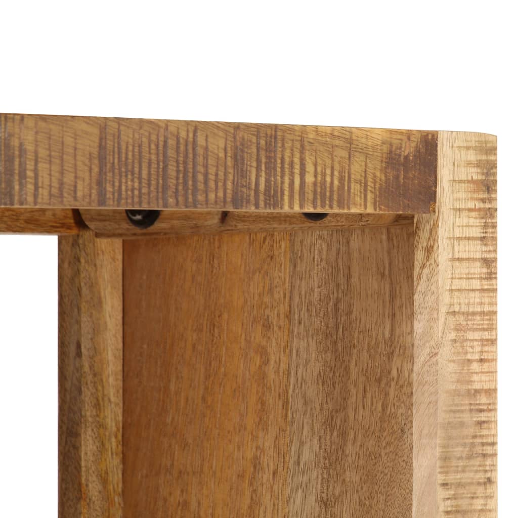 Βιβλιοθήκη 80 x 25 x 175 εκ. από Μασίφ Ξύλο Μάνγκο 4