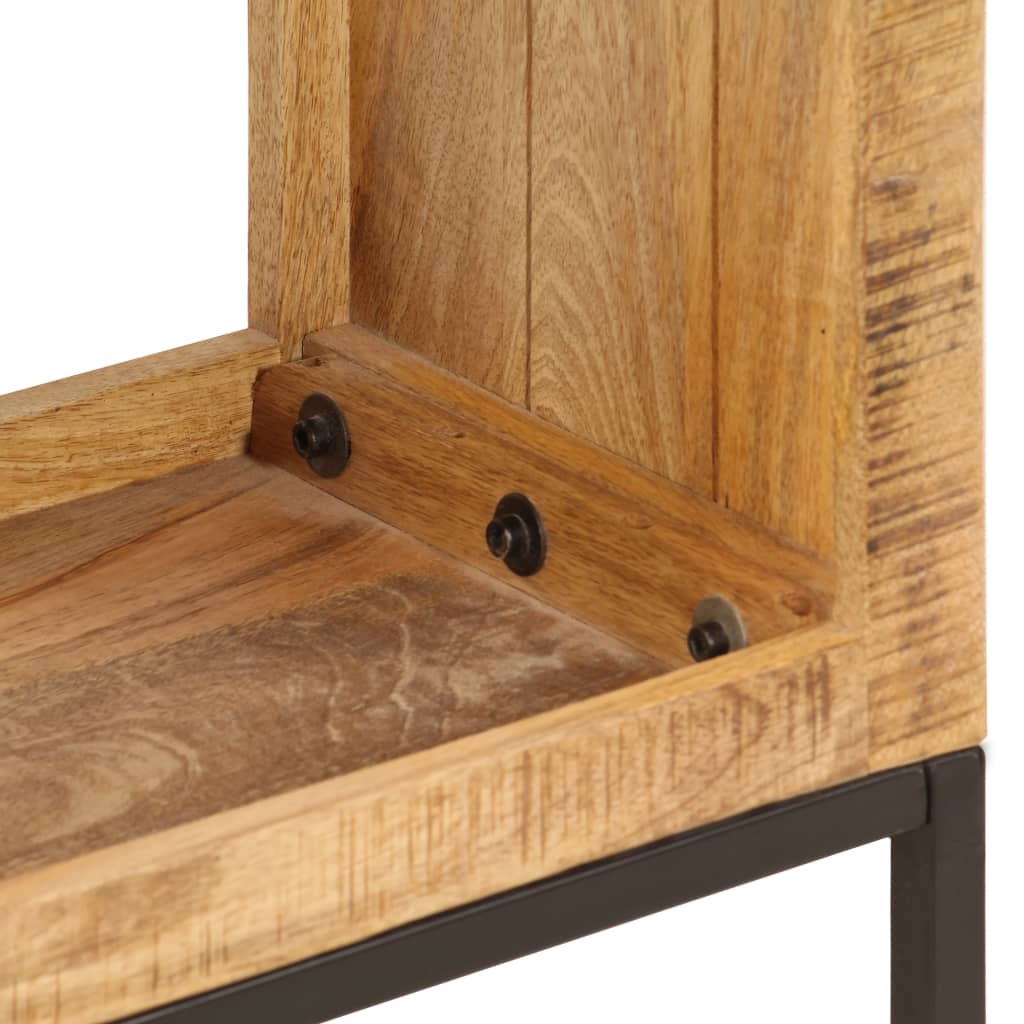 Βιβλιοθήκη 40 x 30 x 175 εκ. από Μασίφ Ξύλο Μάνγκο 5