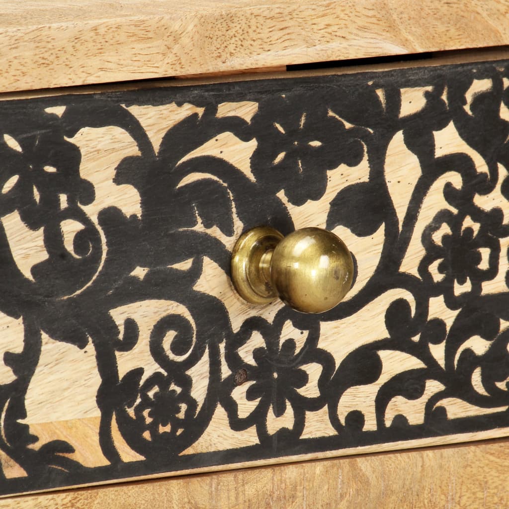 Έπιπλο Τηλεόρασης 100 x 30 x 45 εκ. από Μασίφ Ξύλο Μάνγκο 7