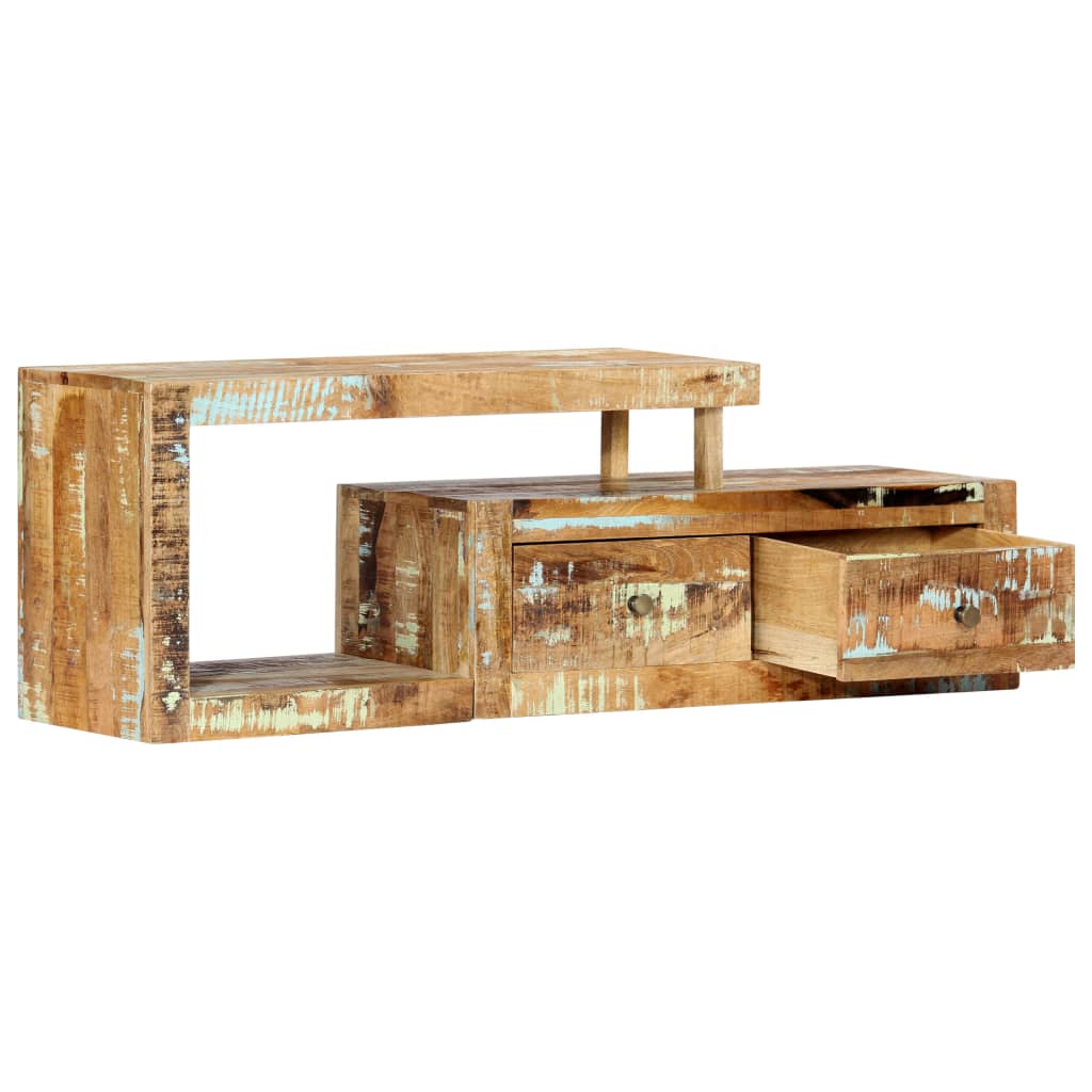Έπιπλο Τηλεόρασης 120 x 30 x 40 εκ. από Μασίφ Ανακυκλωμένο Ξύλο 4