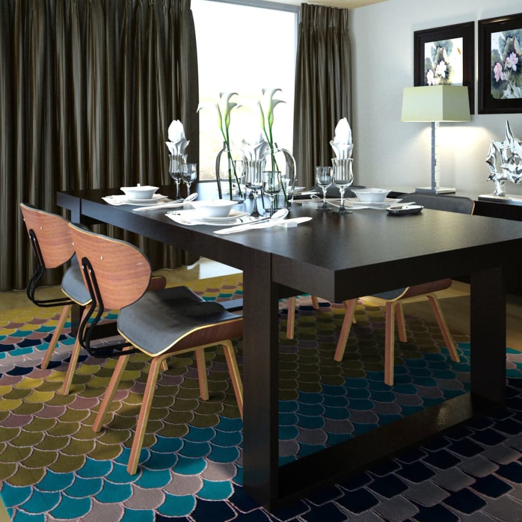 Καρέκλες Τραπεζαρίας 4 τεμ. από Λυγισμένο Ξύλο/Συνθετικό Δέρμα 1