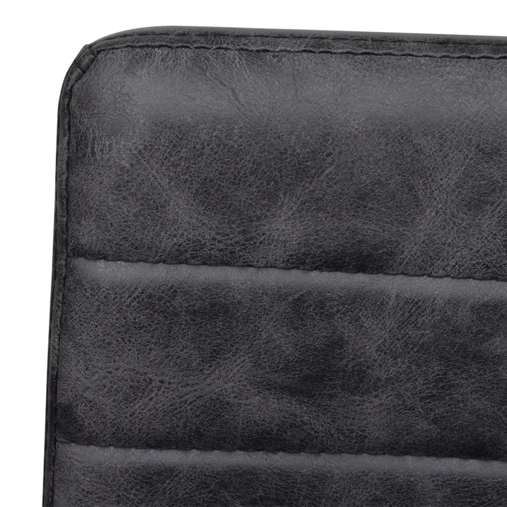 Καρέκλες Τραπεζαρίας «Πρόβολος» 4 τεμ. Μαύρες Συνθετικό Δέρμα 6