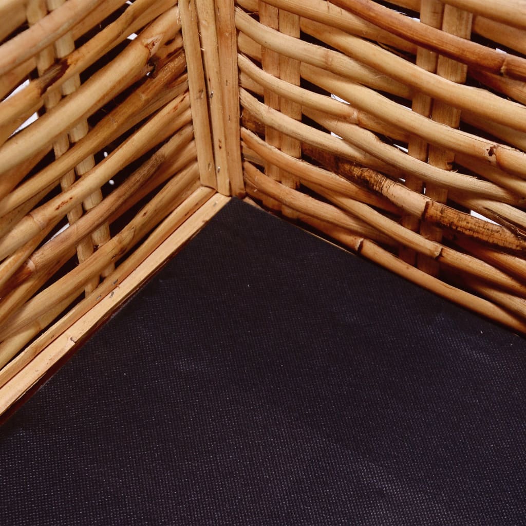 Καναπές Κήπου Διθέσιος από Γνήσιο Ρατάν 4