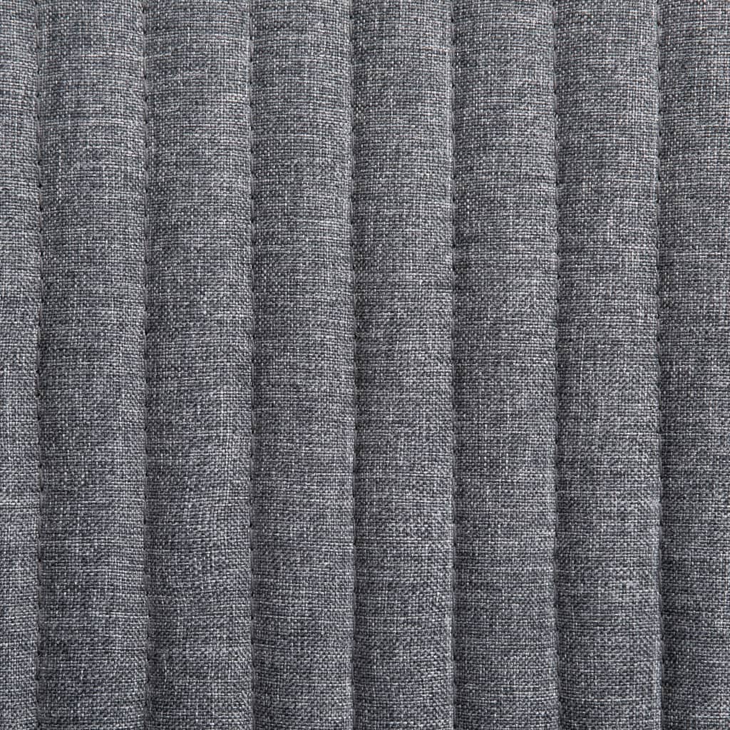 Καρέκλες Τραπεζαρίας 6 τεμ. Σκούρο Γκρι Υφασμάτινες 7