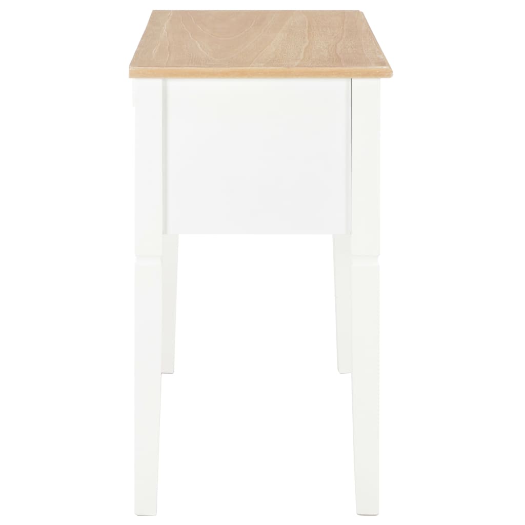 Γραφείο Λευκό 109,5 x 45 x 77,5 εκ. Ξύλινο 5