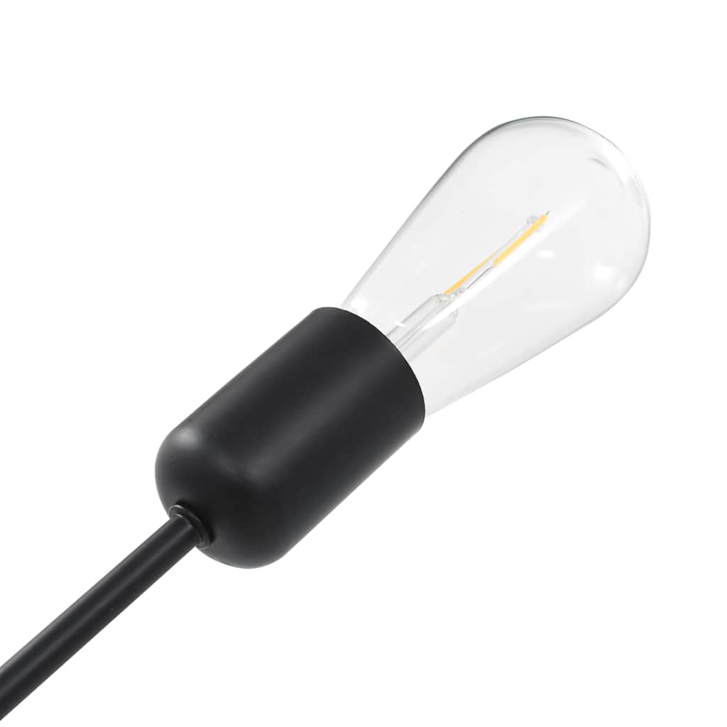 Φωτιστικό Οροφής με Λαμπτήρες Filament 2 W Μαύρο Ε27 7