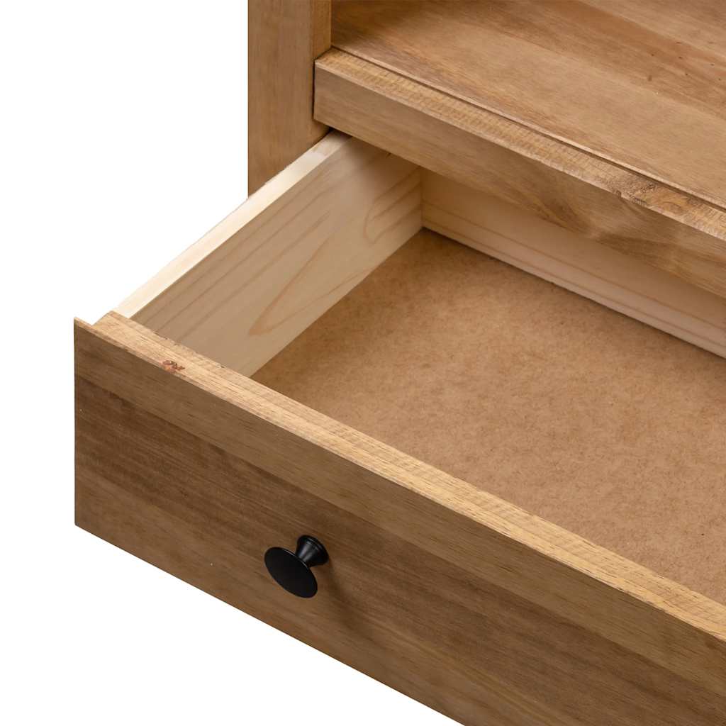 Βιβλιοθήκη 80 x 35 x 110 εκ. Μασίφ Ξύλο Πεύκου Σειρά Panama 9