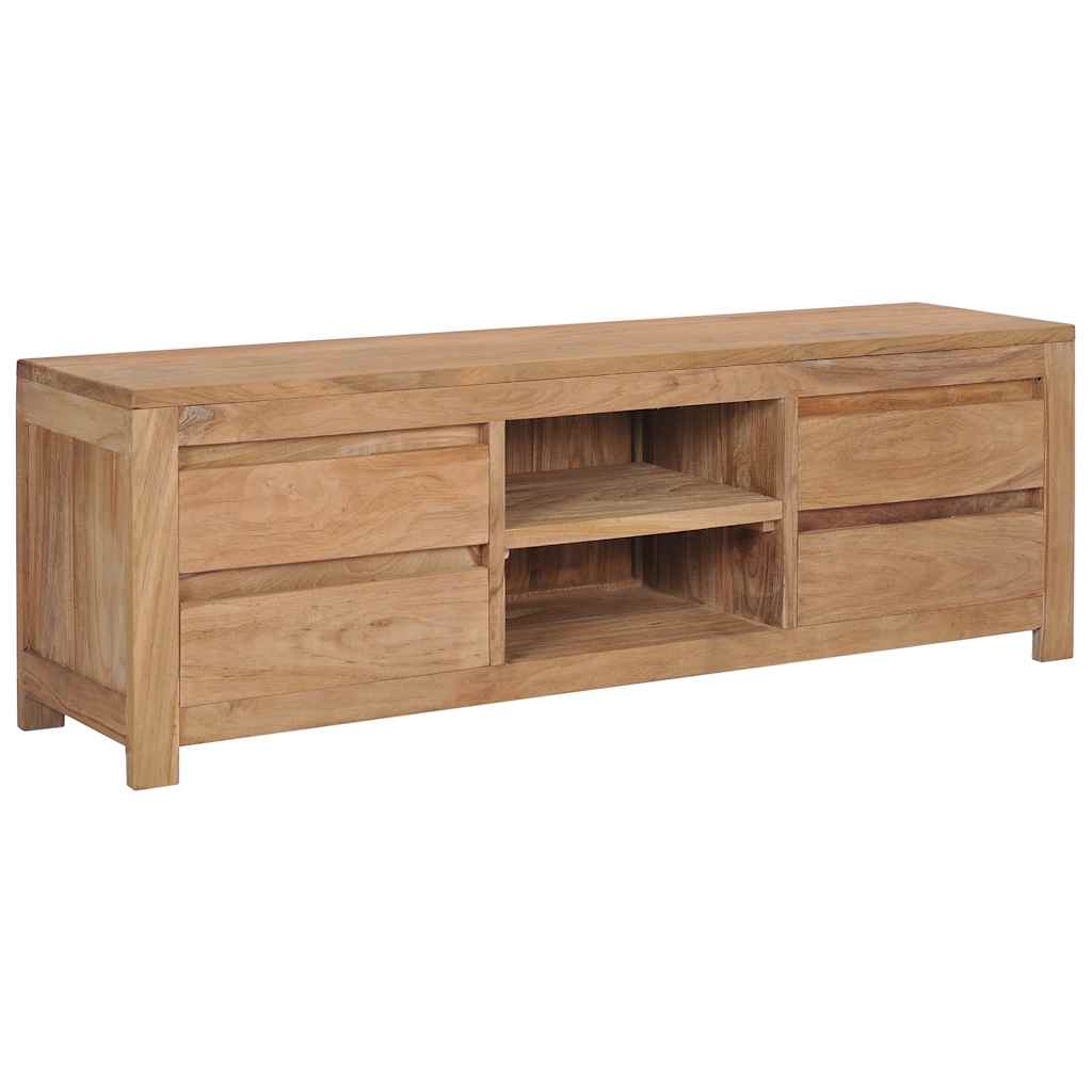 Έπιπλο Τηλεόρασης 115x30x40 εκ. από Μασίφ Ξύλο Teak 1