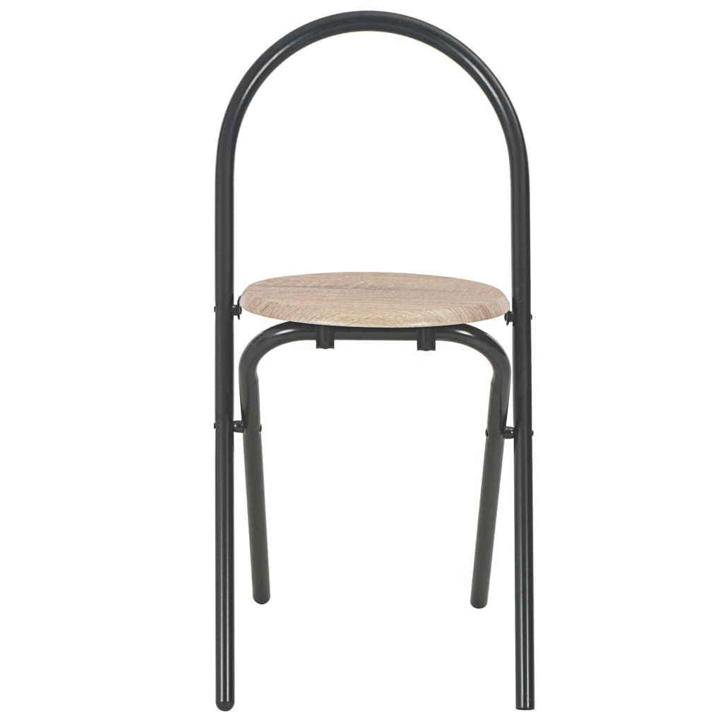 Σετ Τραπεζαρίας Πτυσσόμενο με Ραφιέρα 3 τεμ. MDF & Ατσάλι 11