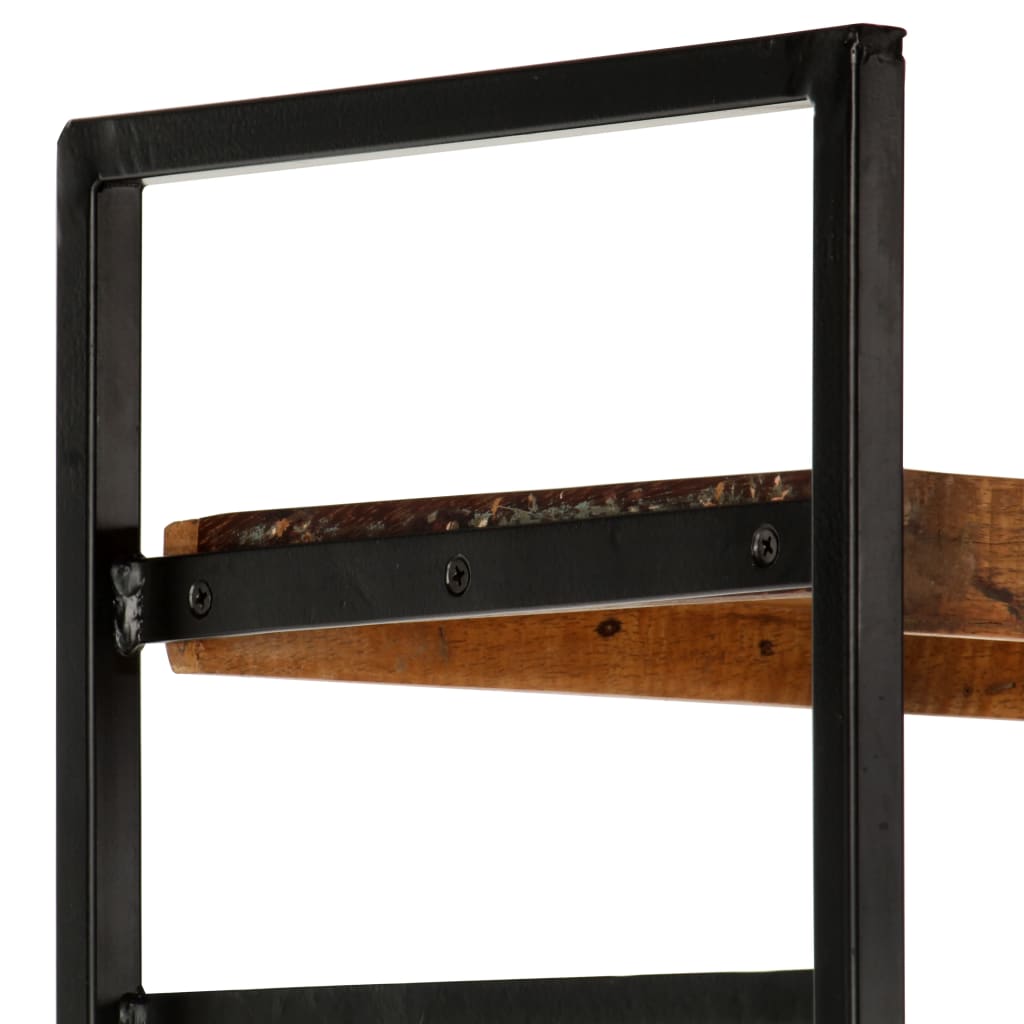 Βιβλιοθήκη με 4 Επίπεδα 124x30x180 εκ. Μασίφ Ανακυκλωμένο Ξύλο 8