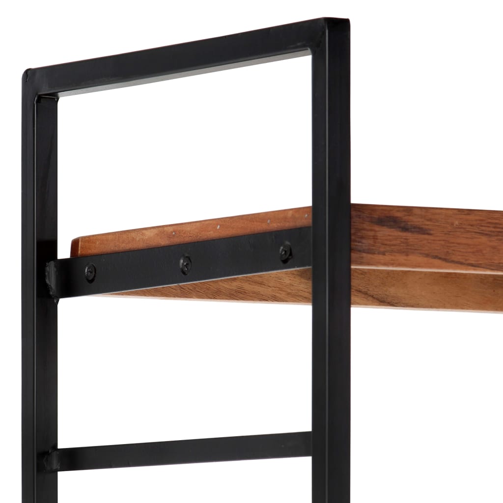 Βιβλιοθήκη με 4 Επίπεδα 124 x 30 x 180 εκ. Μασίφ Ξύλο Ακακίας 6