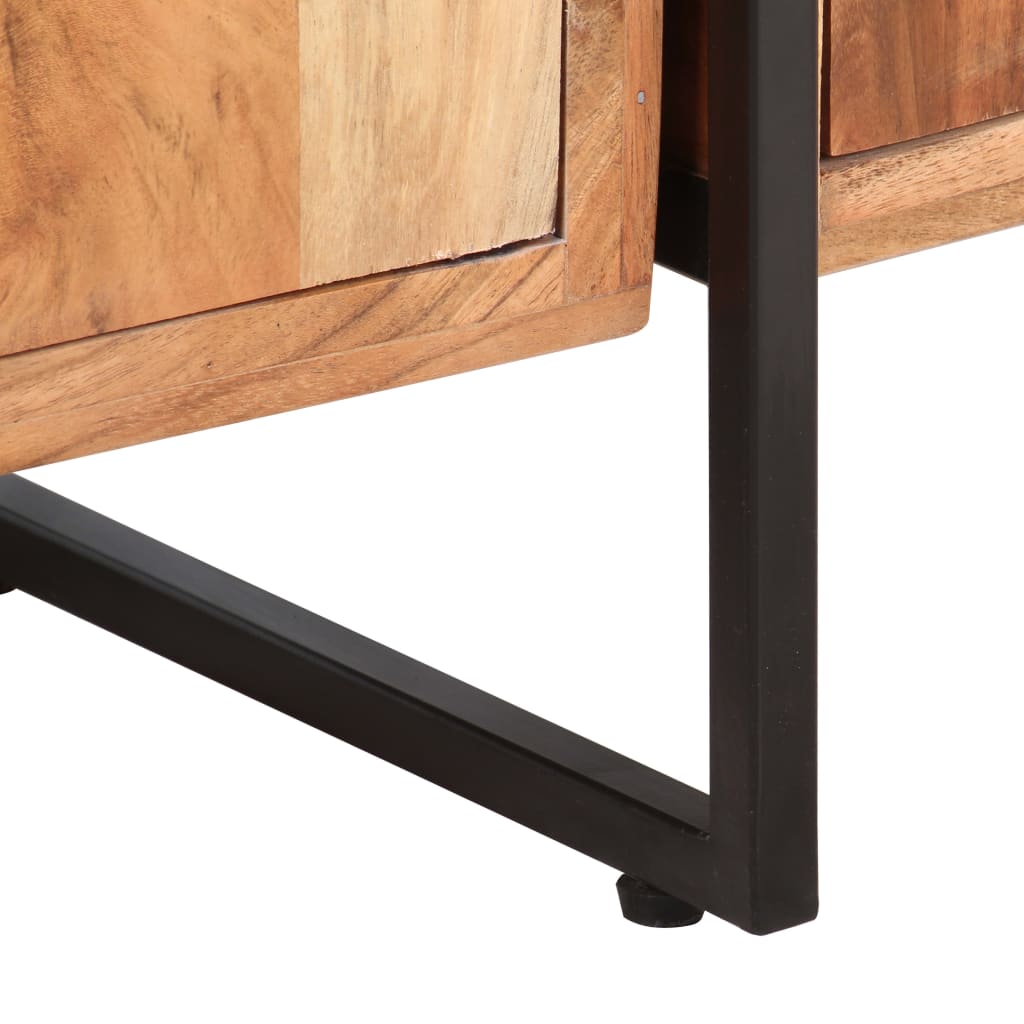 Βιβλιοθήκη με 4 Επίπεδα 124 x 30 x 180 εκ. Μασίφ Ξύλο Ακακίας 8