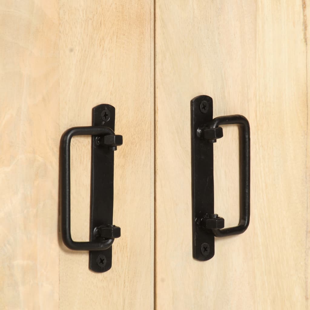 Βιβλιοθήκη με 4 Επίπεδα 124 x 30 x 180 εκ. Μασίφ Ξύλο Μάνγκο 5