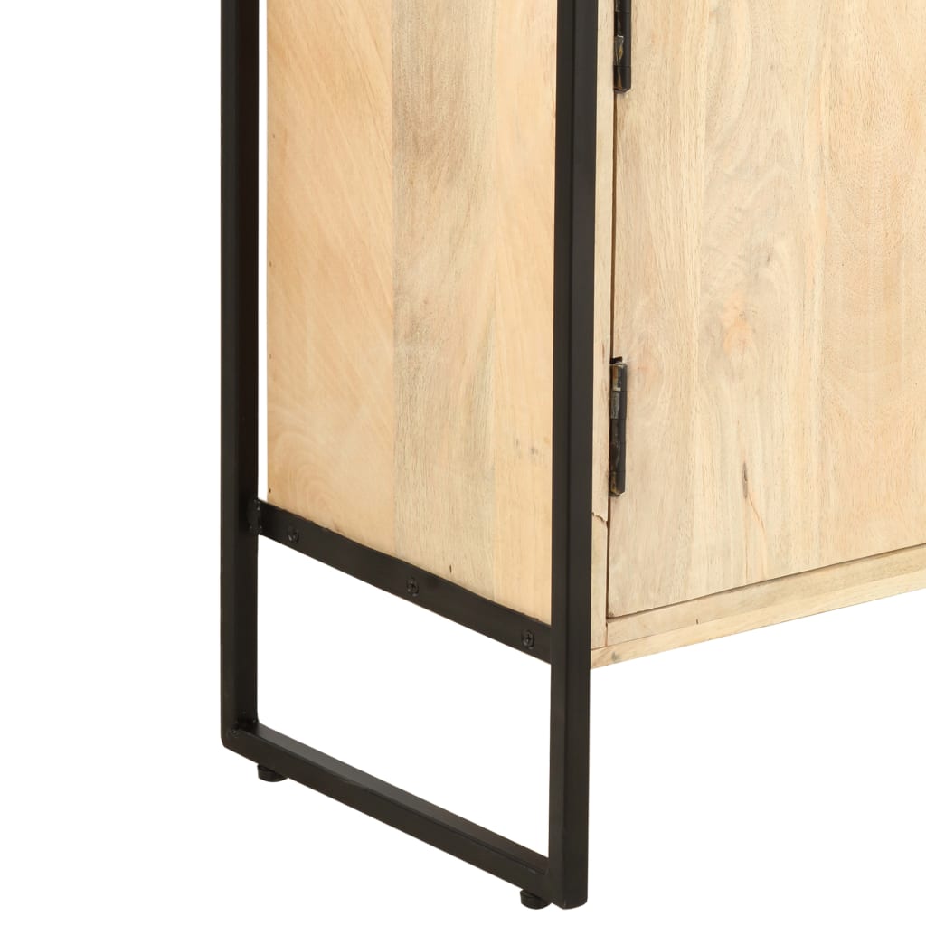 Βιβλιοθήκη με 4 Επίπεδα 124 x 30 x 180 εκ. Μασίφ Ξύλο Μάνγκο 8