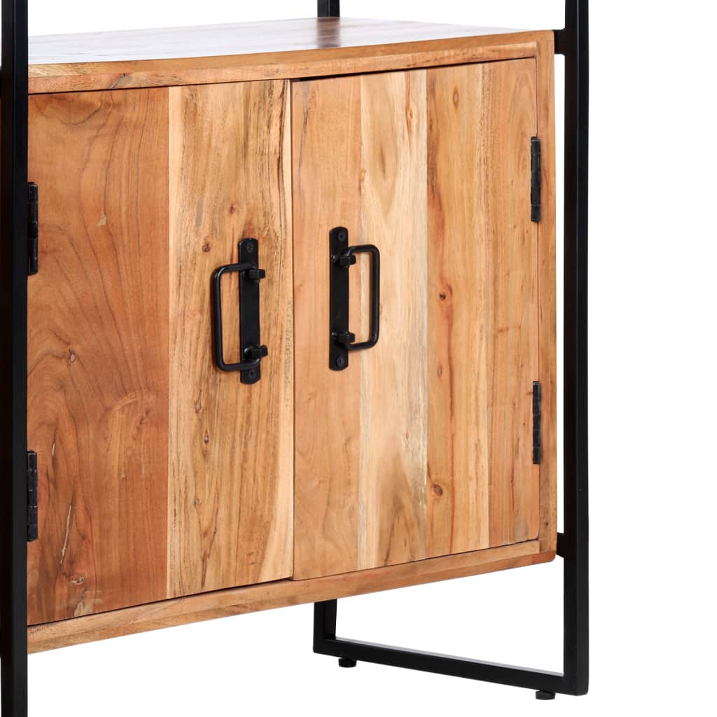 Βιβλιοθήκη με 4 Επίπεδα 80 x 30 x 180 εκ. Μασίφ Ξύλο Ακακίας 7