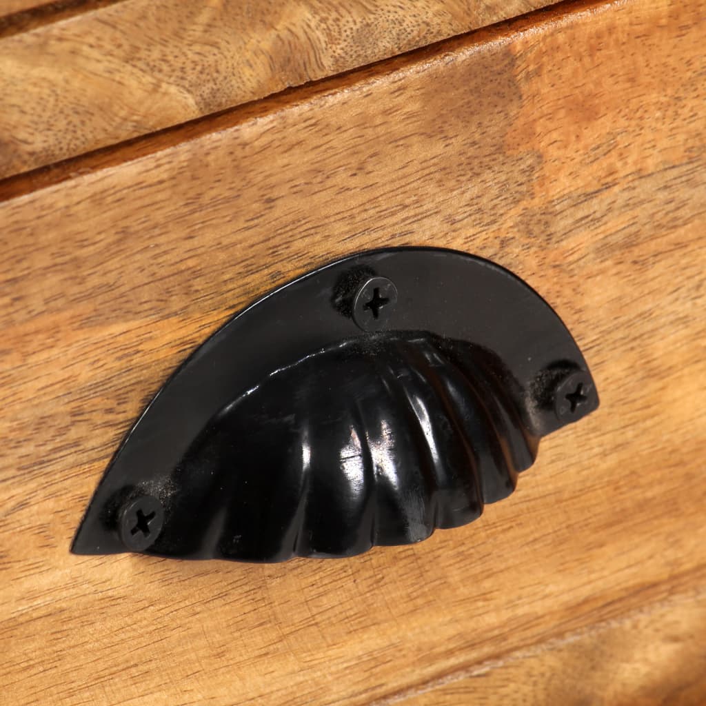 Βιβλιοθήκη με 4 Επίπεδα/6 Συρτάρια 122x36x181 εκ. Ξύλο Μάνγκο 7