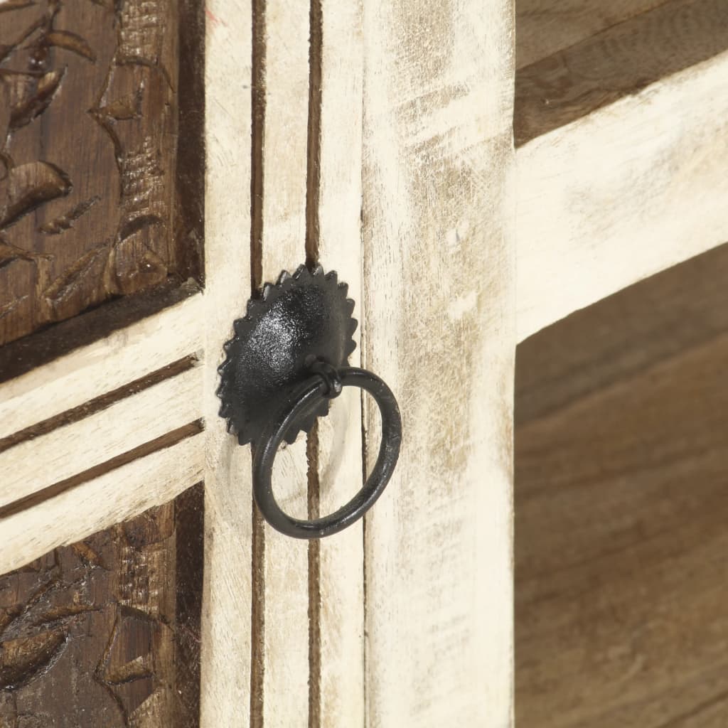 Έπιπλο Τηλεόρασης 130 x 30 x 36 εκ. από Μασίφ Ξύλο Μάνγκο 5