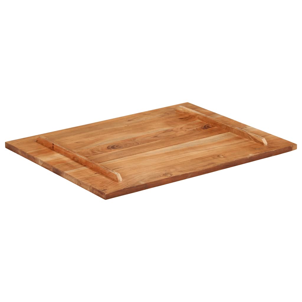 Επιφάνεια Τραπεζιού Στρογγυλή 25-27 χιλ. 70x90 εκ. Ξύλο Ακακίας 5