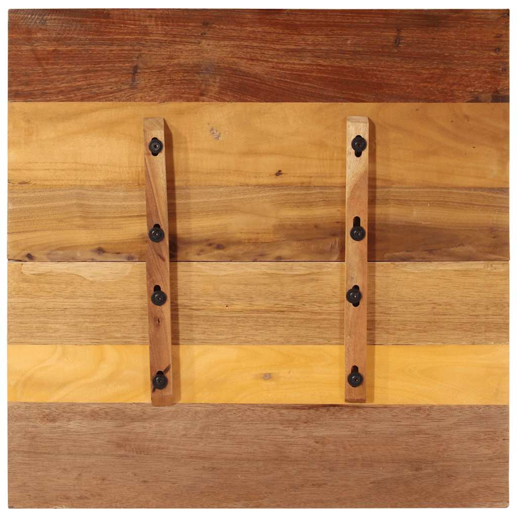 Επιφάνεια Τραπεζιού Τετράγωνη 70x70εκ 15-16χιλ Μασίφ Ανακ. Ξύλο 9