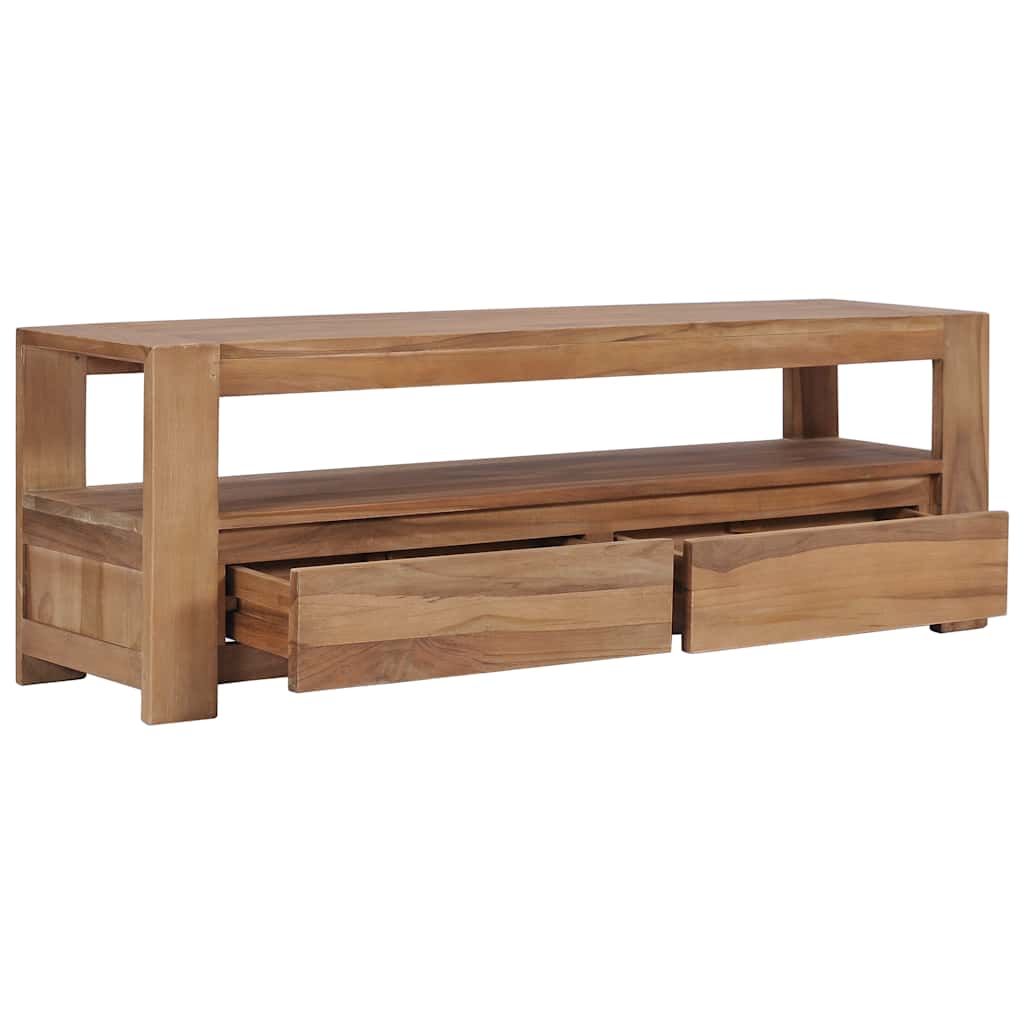 Έπιπλο Τηλεόρασης 120 x 30 x 40 εκ. από Μασίφ Ξύλο Teak 2