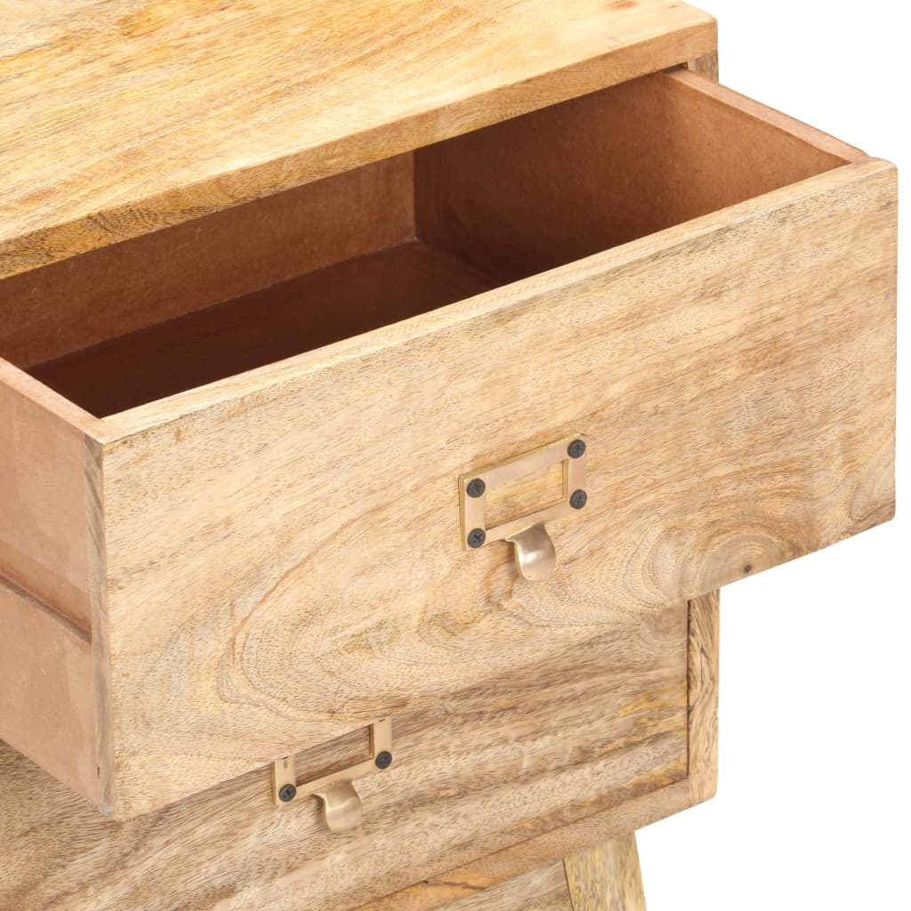 Κομοδίνο 40 x 35 x 55 εκ. από Μασίφ Ξύλο Μάνγκο 6