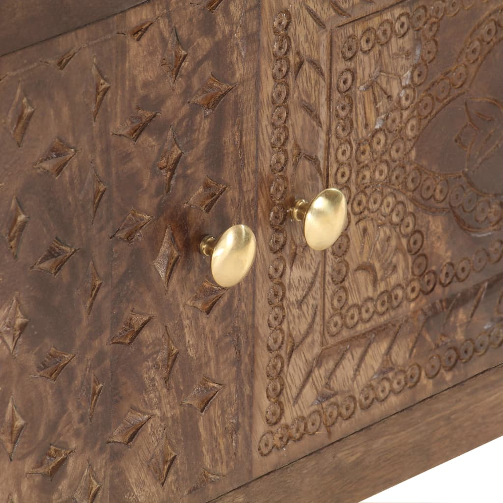 Έπιπλο Τηλεόρασης 138 x 30 x 46 εκ. από Μασίφ Ξύλο Μάνγκο 5