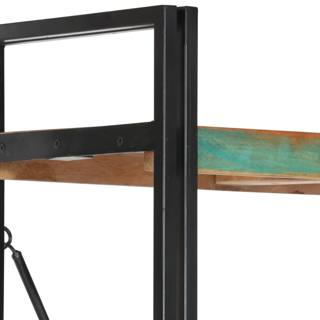 Βιβλιοθήκη με 5 Επίπεδα 60x30x180 εκ. Μασίφ Ανακυκλωμένο Ξύλο 4