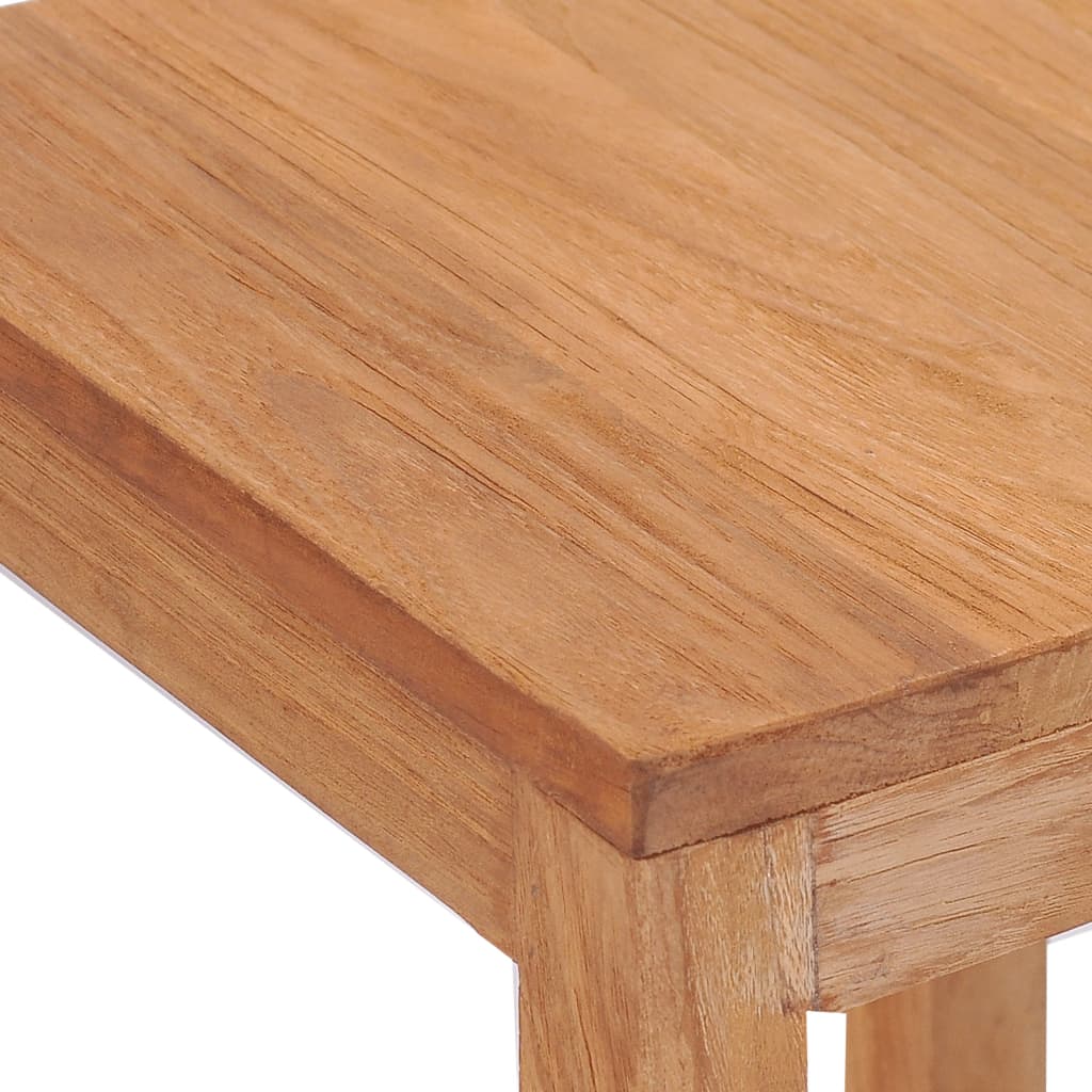 Σκαμπό Μπαρ 2 τεμ. από Μασίφ Ξύλο Teak 5