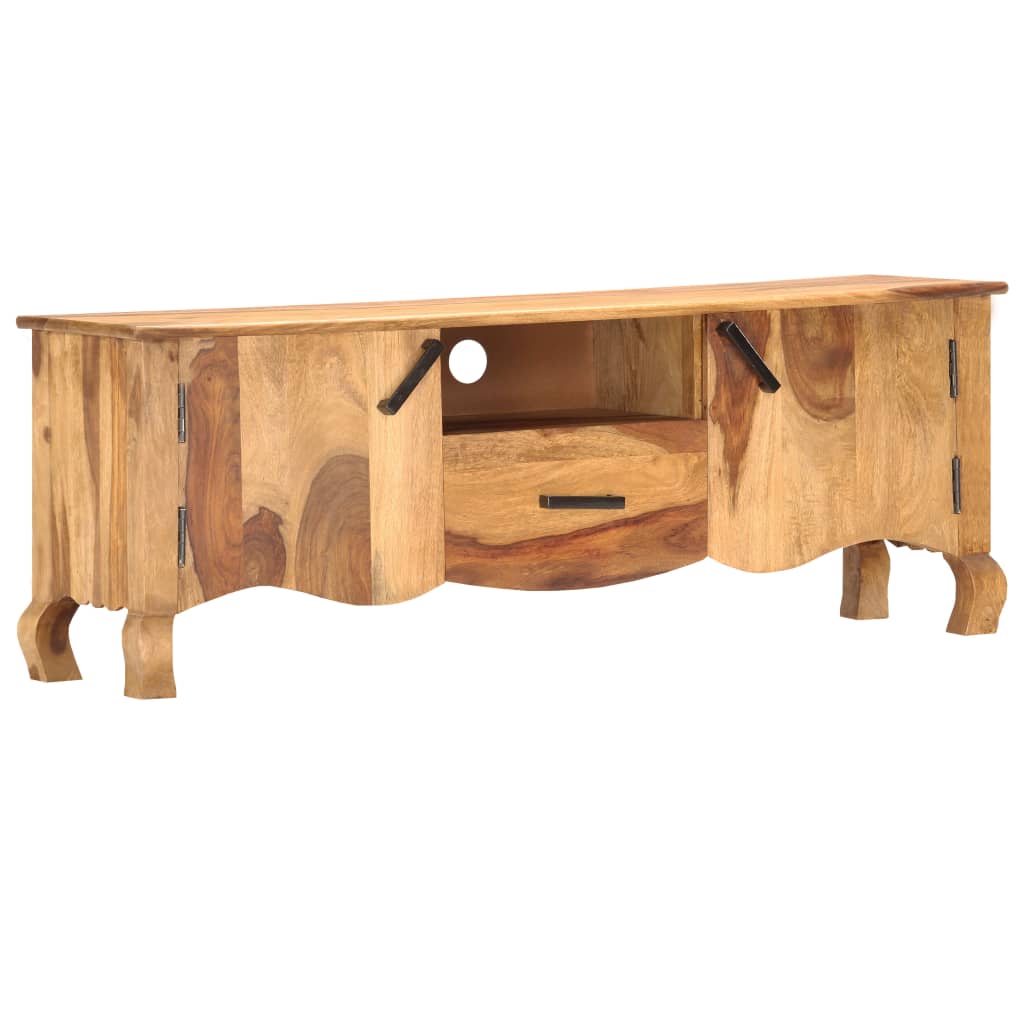 Έπιπλο Τηλεόρασης 115x30x42 εκ. από Μασίφ Ξύλο 8