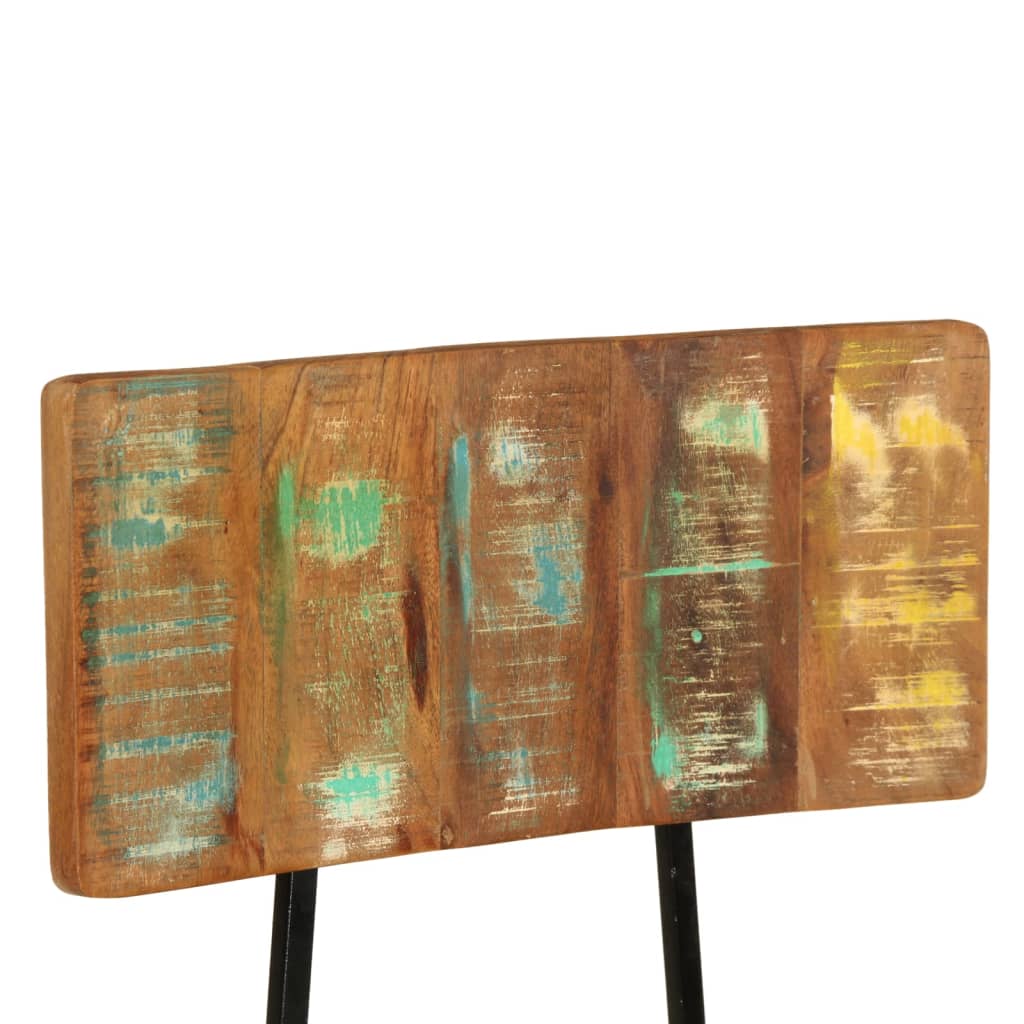 Καρέκλες Τραπεζαρίας 2 τεμ. από Μασίφ Ανακυκλωμένο Ξύλο 7