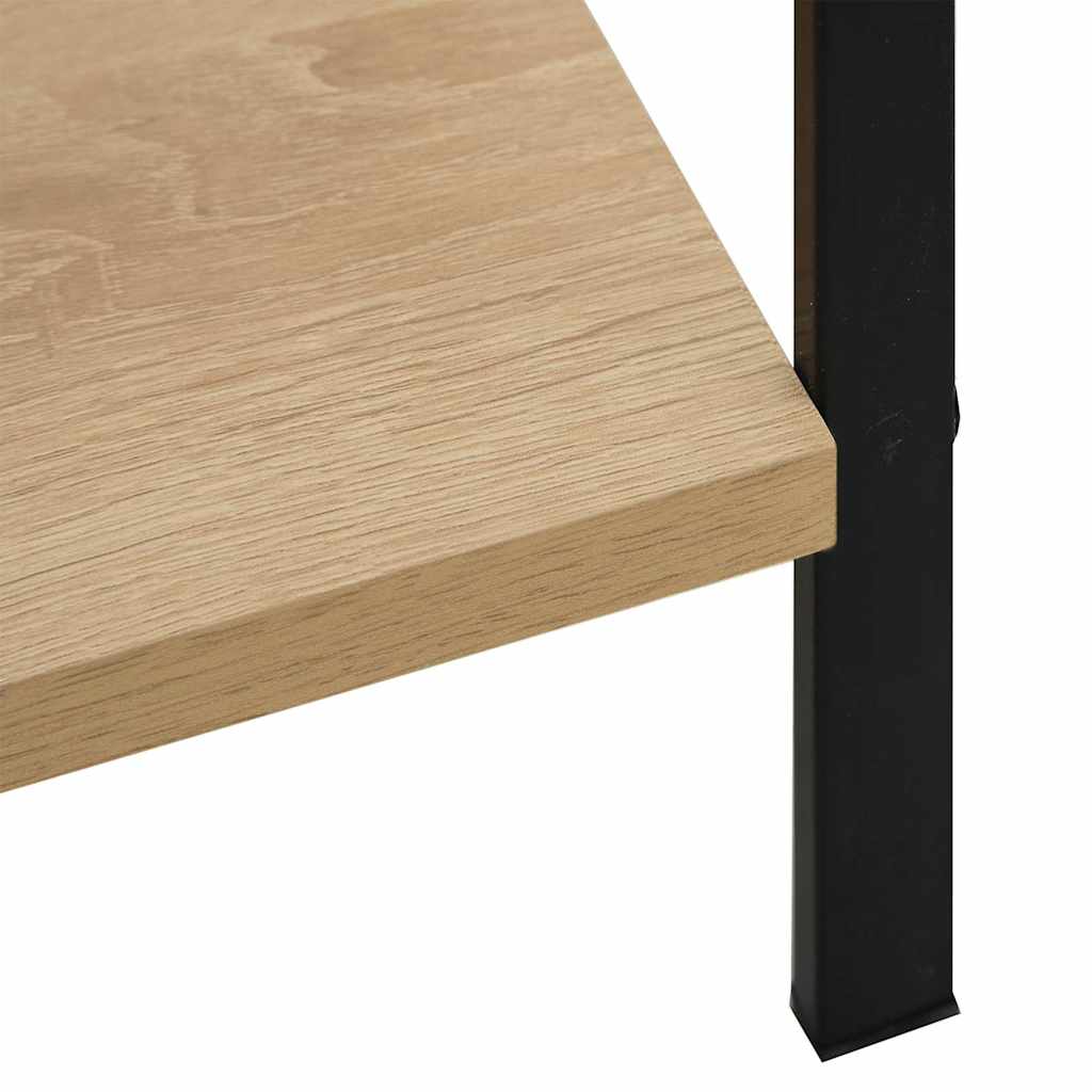Ραφιέρα 5 Επιπέδων Δρυς 60x27,6x158,5 εκ. Επεξεργασμένο Ξύλο 7