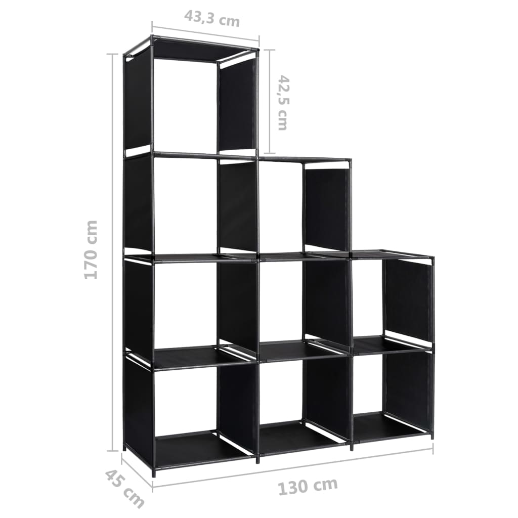 Ραφιέρα Σκάλα Προβολής 130 x 45 x 170 εκ. Υφασμάτινη 6