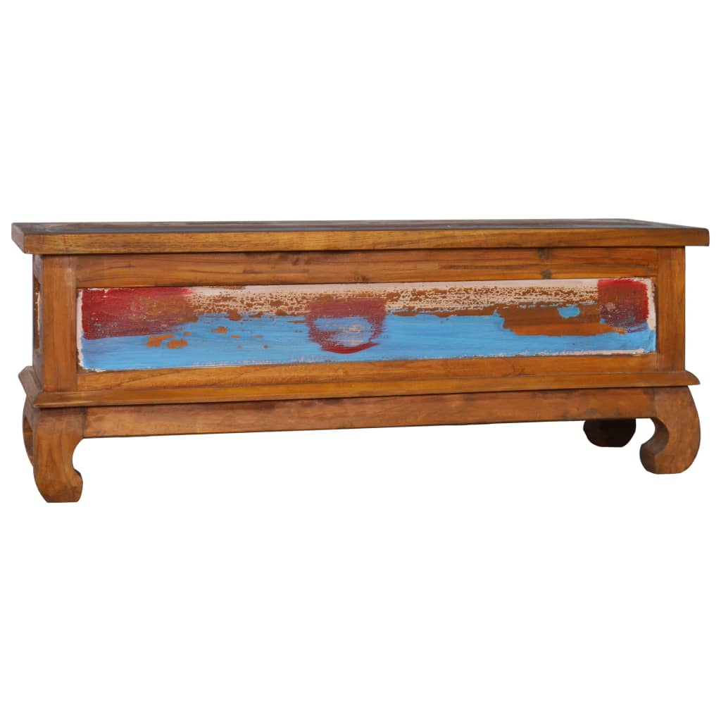 Έπιπλο Τηλεόρασης 110x35x40 εκ. από Ανακυκλωμένο Ξύλο Teak 5