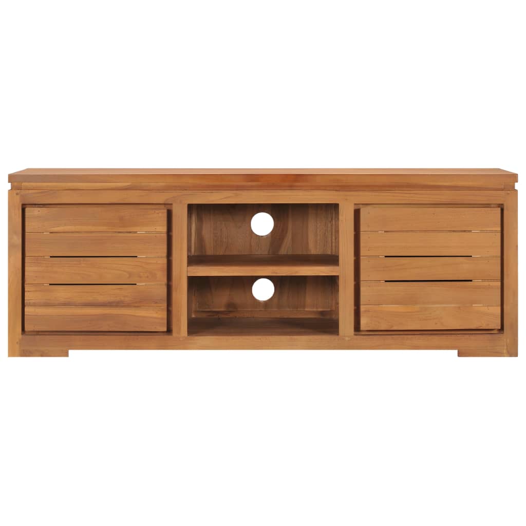 Έπιπλο Τηλεόρασης 110 x 30 x 40 εκ. από Μασίφ Ξύλο Teak 2