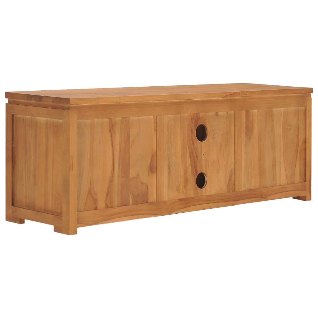 Έπιπλο Τηλεόρασης 110 x 30 x 40 εκ. από Μασίφ Ξύλο Teak 4
