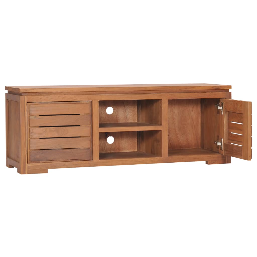 Έπιπλο Τηλεόρασης 110 x 30 x 40 εκ. από Μασίφ Ξύλο Teak 5