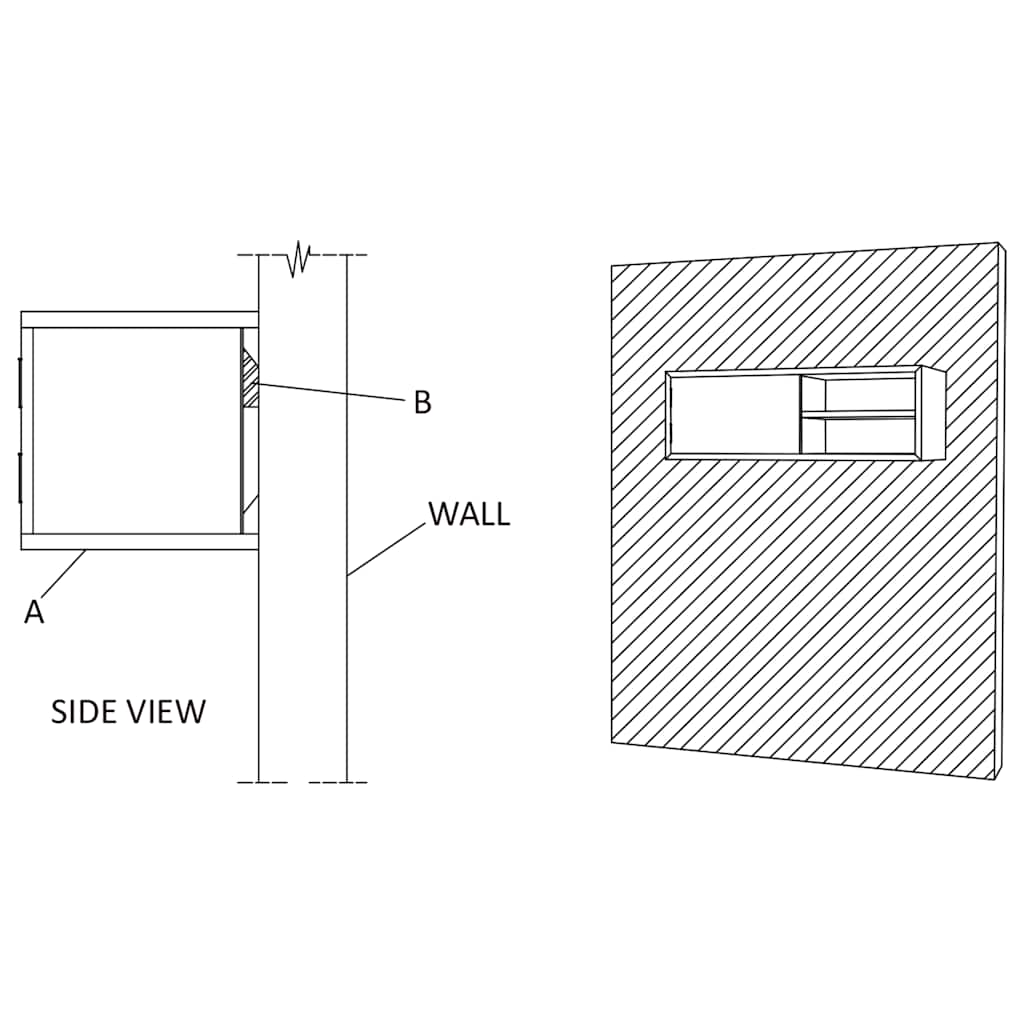 Έπιπλο Τηλεόρασης Επιτοίχιο 90 x 30 x 30 από Μασίφ Ξύλο Teak 10
