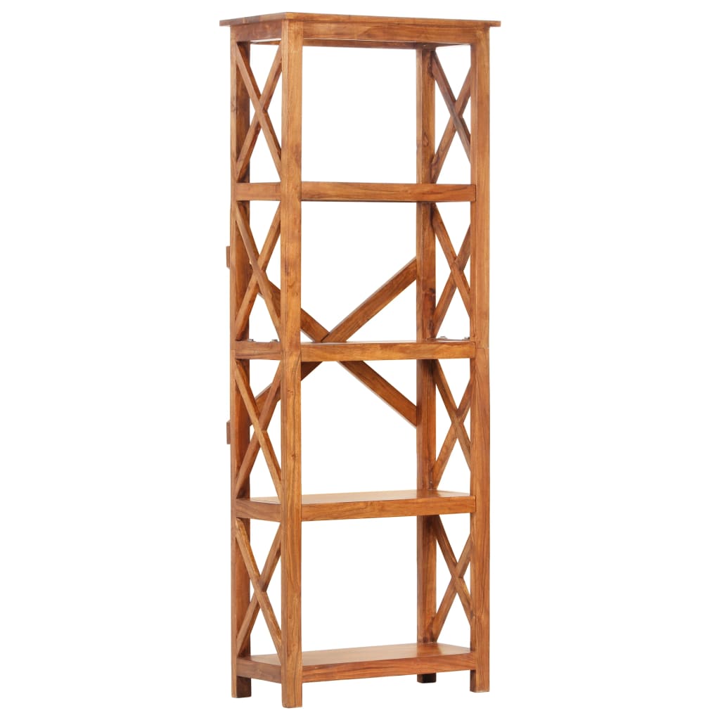 Βιβλιοθήκη 60x30x160 εκ. Μασίφ Ξύλο Ακακίας με Μελί Φινίρισμα 10