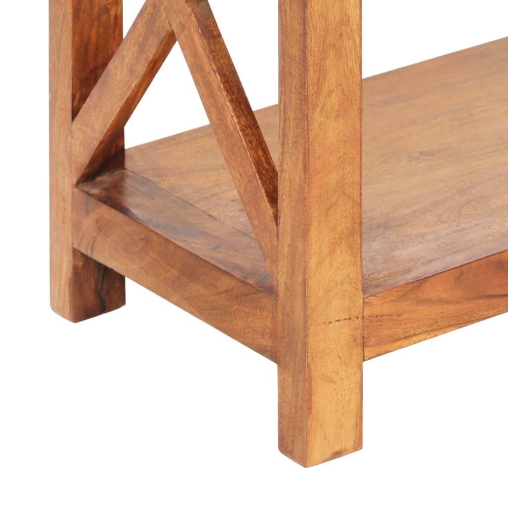 Βιβλιοθήκη 60x30x160 εκ. Μασίφ Ξύλο Ακακίας με Μελί Φινίρισμα 6