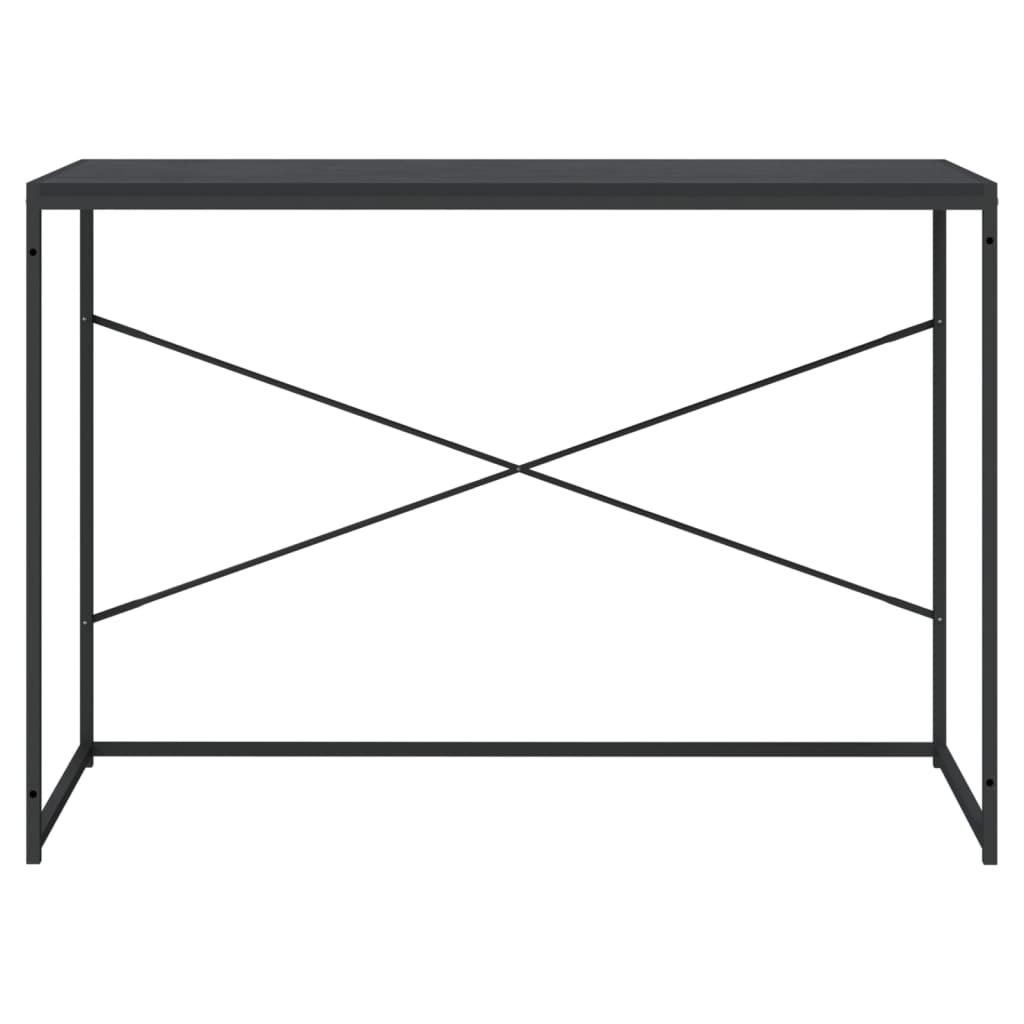 Γραφείο Υπολογιστή Μαύρο 110 x 60 x 70 εκ. Επεξεργασμένο Ξύλο 3