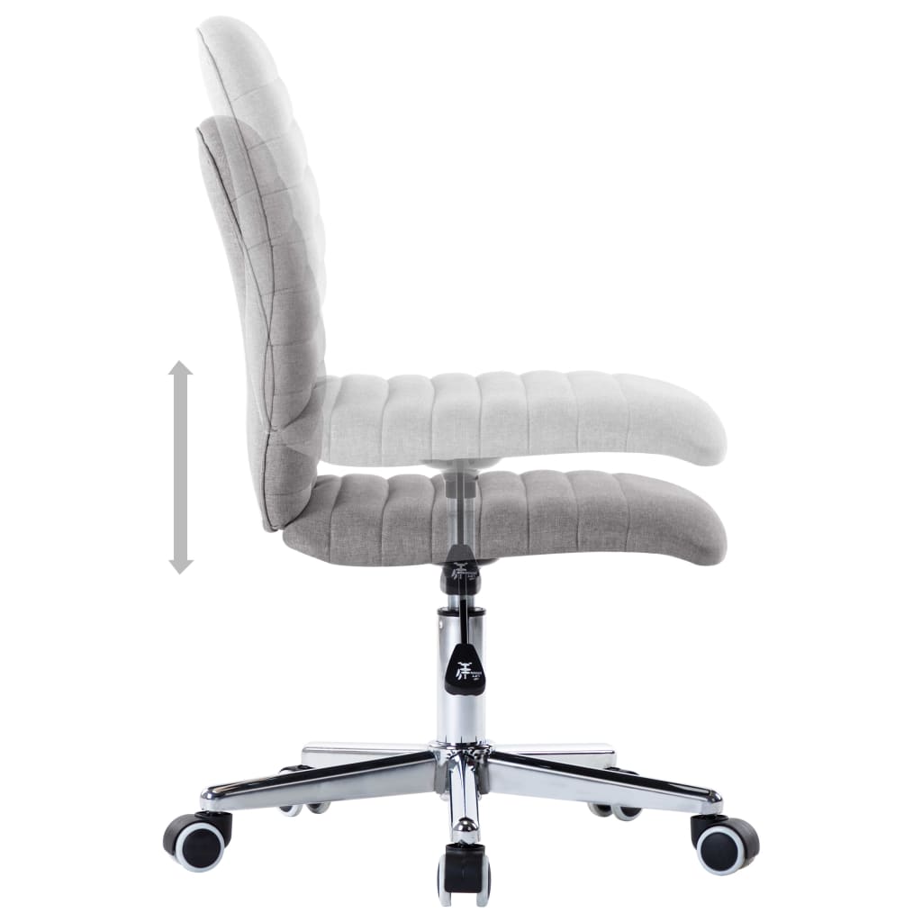 Καρέκλες Τραπεζαρίας 4 τεμ Αν. Γκρι Υφασμάτινες 6