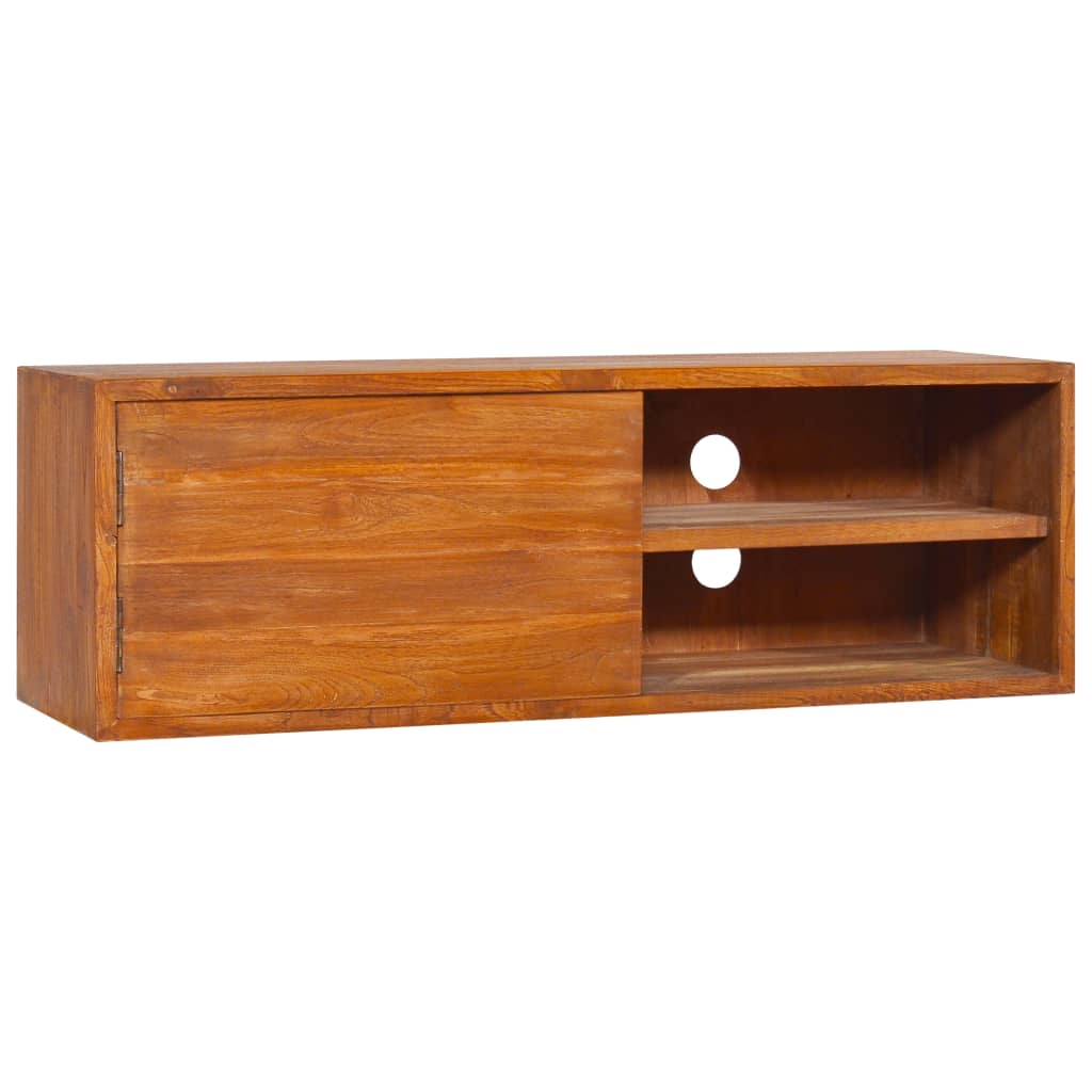 Έπιπλο Τηλεόρασης Επιτοίχιο 180 x 30 x 30 από Μασίφ Ξύλο Teak 2