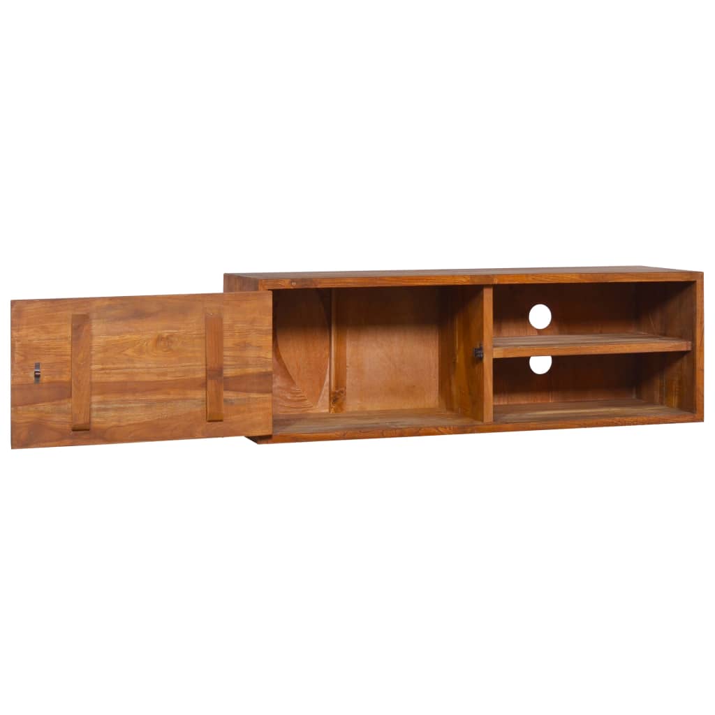Έπιπλο Τηλεόρασης Επιτοίχιο 180 x 30 x 30 από Μασίφ Ξύλο Teak 3