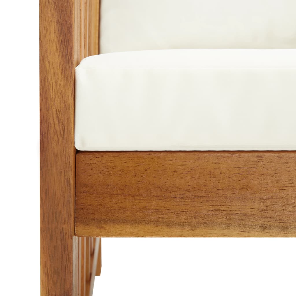 Σαλόνι Κήπου 5 Τεμαχίων από Μασίφ Ξύλο Ακακίας με Μαξιλάρια 8