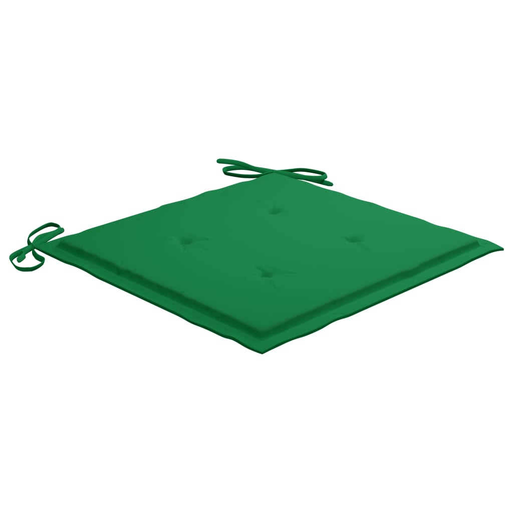 Καρέκλες Κήπου 4 τεμ. Γκρι Μασίφ Ξύλο Ακακίας με Μαξιλάρια 9
