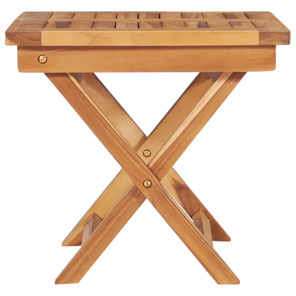 Ξαπλώστρα από Μασίφ Ξύλο Teak με Τραπέζι και Μαξιλάρι 5
