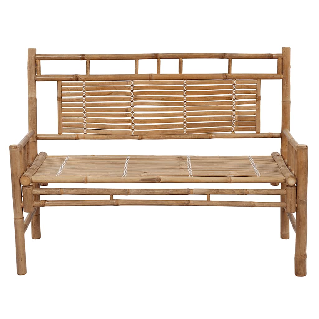 Παγκάκι Κήπου 120 εκ. από Μπαμπού με Μαξιλάρι 3