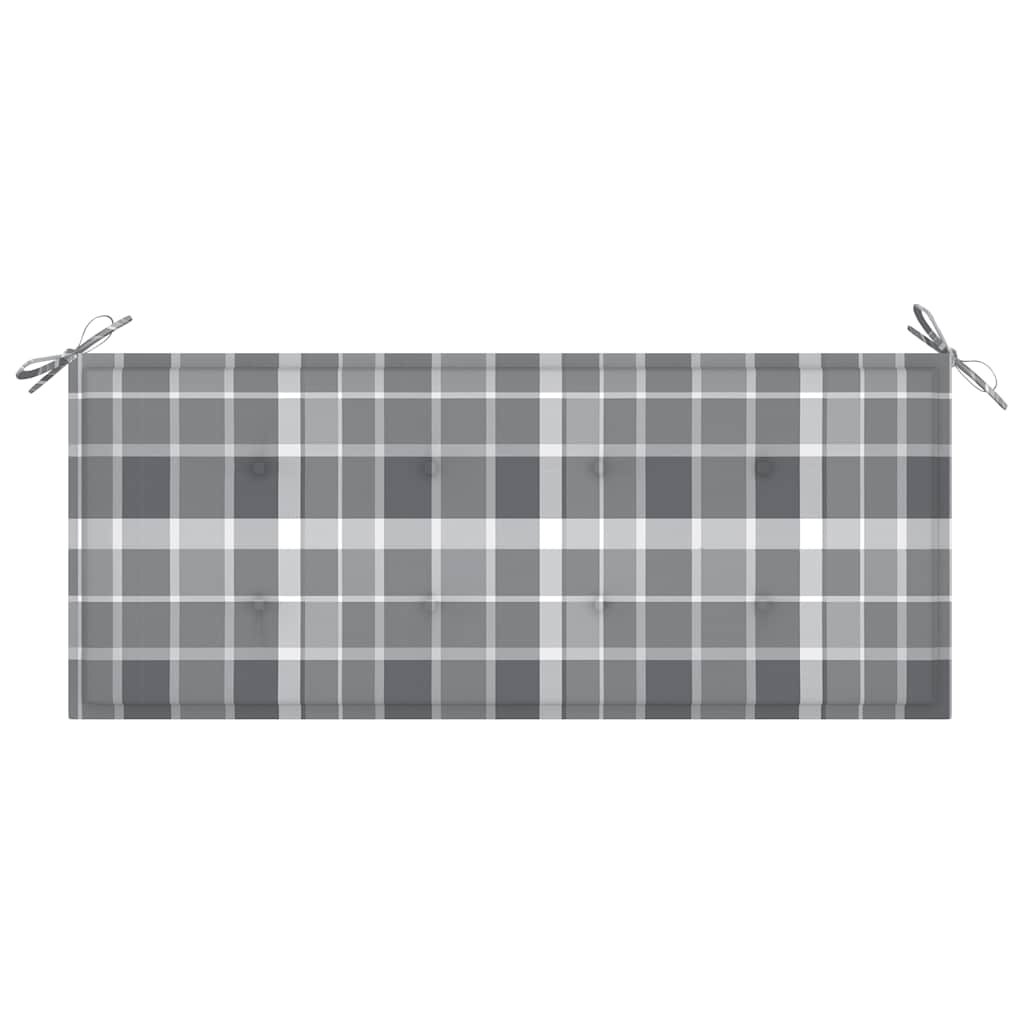 Παγκάκι Κήπου 120 εκ. από Μπαμπού με Μαξιλάρι 6