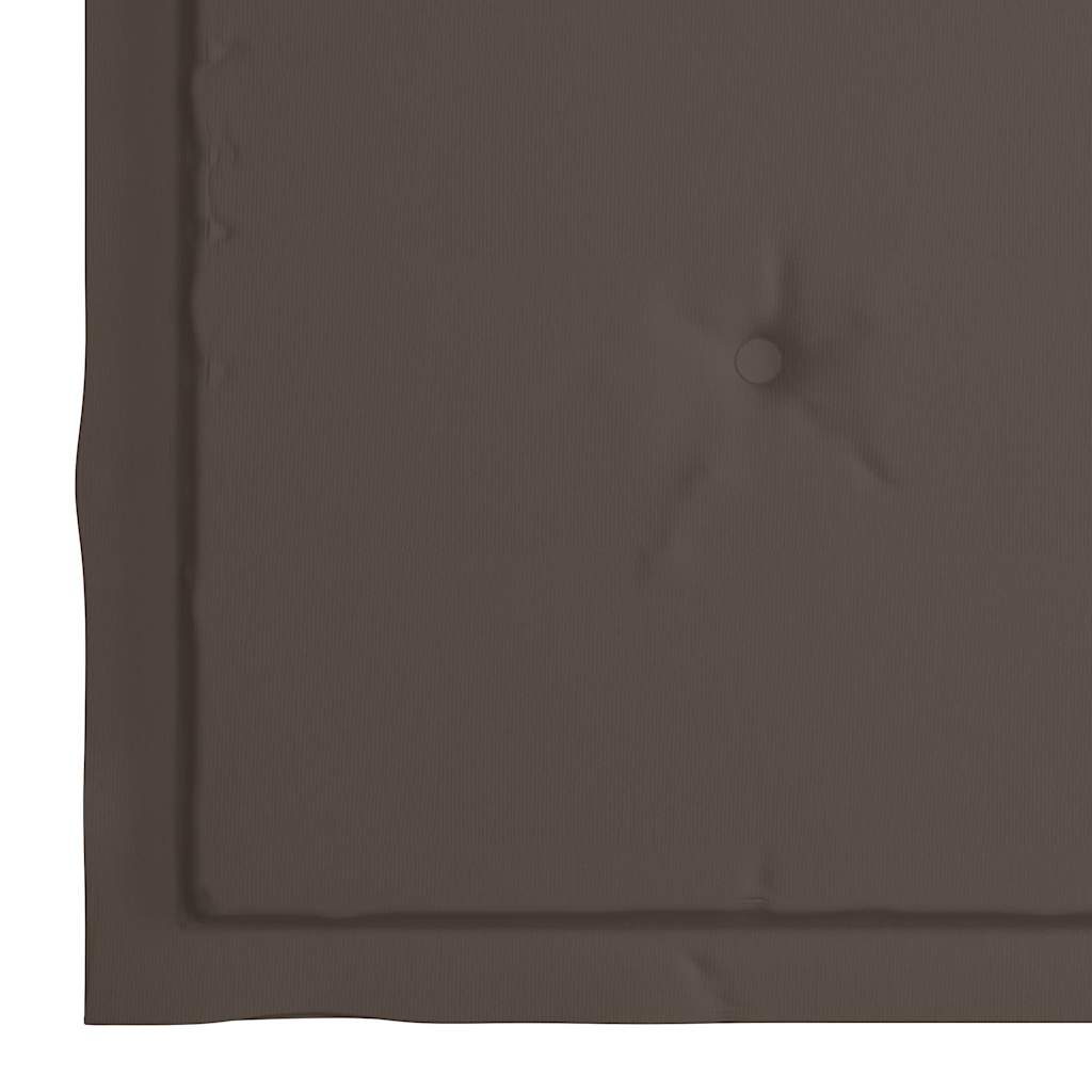 Καρέκλες Κήπου 4 τεμ. από Μασίφ Ξύλο Teak με Taupe Μαξιλάρια 10