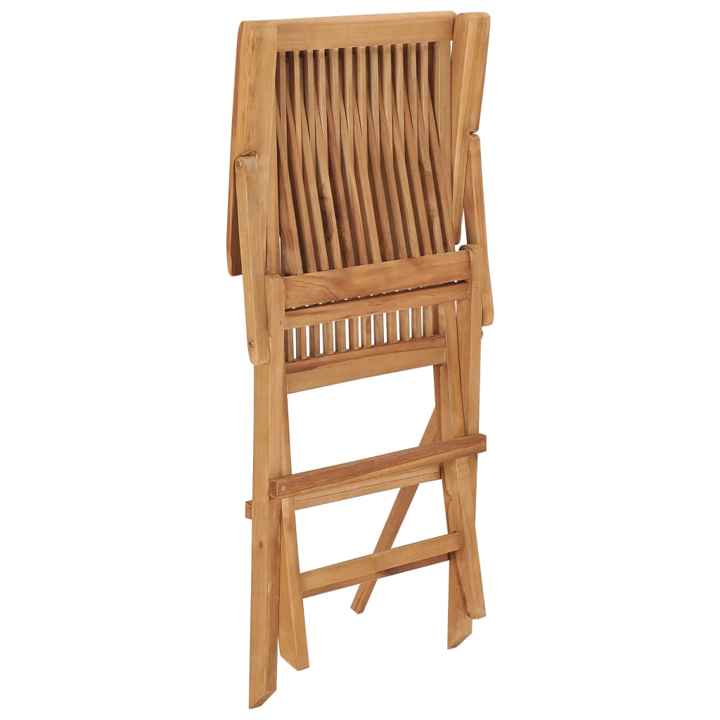 Καρέκλες Κήπου 8 τεμ. από Μασίφ Ξύλο Teak 4